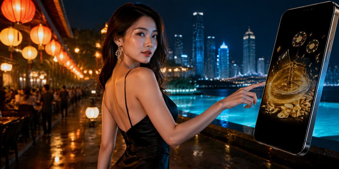 Chợ đêm Mũi Né rực rỡ ánh đèn – hình ảnh gợi lên không khí sôi động của nền tảng xm2