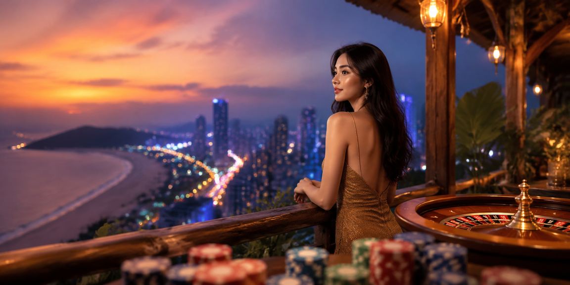Người chơi roulette trực tuyến tại Mũi Né trên điện thoại bên ly cà phê buổi sáng
